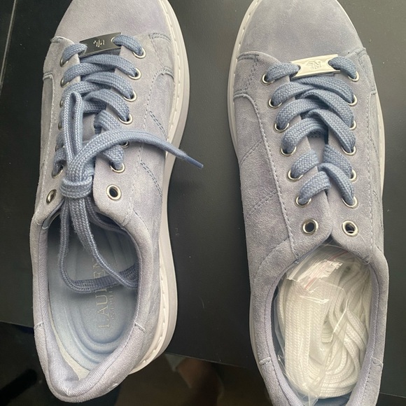 Ralph Lauren Shoes - Ralph Lauren Light Blue Women's Sneakers